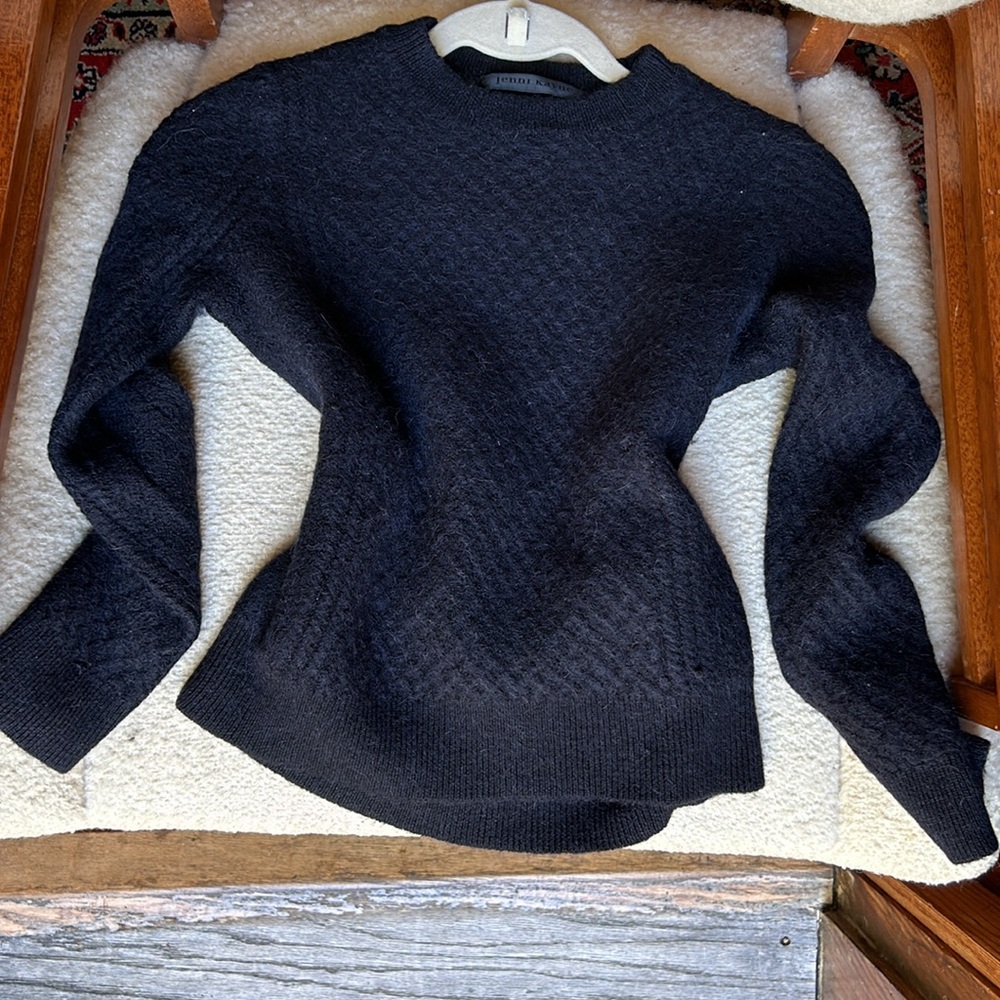 JENNI KAYNE Alpaca Wool Sweater, Shrunken. XS. RARE ❤︎